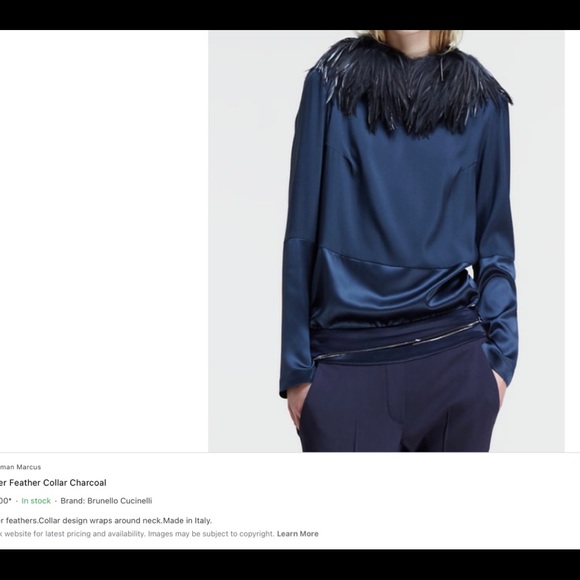 Rooster collar stunner from Brunello